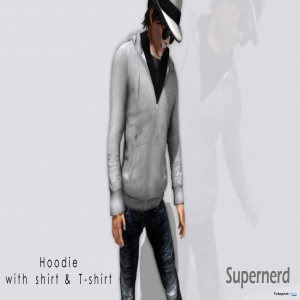 Mesh Hoodie With Shirt and T-Shirt by Supernerd - Teleport Hub - teleporthub.com
