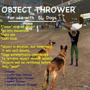 Toy Thrower Usable With Dogs by Dogland Park - Teleport Hub - teleporthub.com