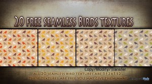 20 Free Seamless Colorful Birds Textures by Texture Shop - Teleport Hub - teleporthub.com