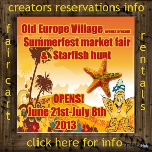 Summerfest Market Fair & Starfish Hunt - Teleport Hub - teleporthub.com