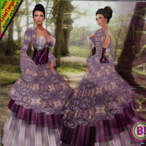 Majestic Evening Gown June 2013 Group Gift by B!ASTA - Teleport Hub - teleporthub.com