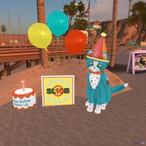 SL10B Birthday Cat by KittyCatS - Teleport Hub - teleporthub.com