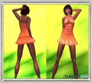 Orange Dress Gift by Stregatti Prestige - Teleport Hub - teleporthub.com