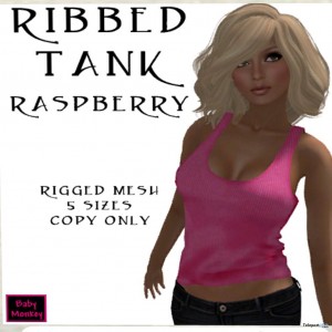 Ribbed Tank Raspberry Group Gift by Baby Monkey Shoes - Teleport Hub - teleporthub.com
