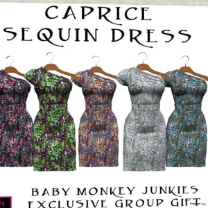 Caprice Sequin Dress Group Gift by Baby Monkey Shoes - Teleport Hub - teleporthub.com