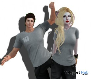 SL10B Mesh T Shirts for Female and Male by Shopkeeper Linden's Store - Teleport Hub - teleporthub.com