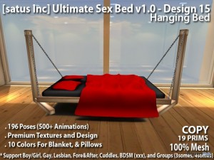 500+ Animations Adult Bed Design 15 Hanging Bed Discounted Price Promo by [satus Inc] - Teleport Hub - teleporthub.com