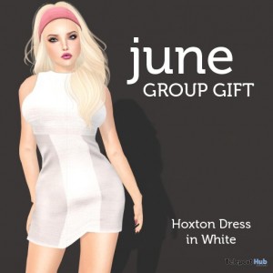 Hoxton Dress In White June 2013 Group Gift by style.edit - Teleport Hub - teleporthub.com
