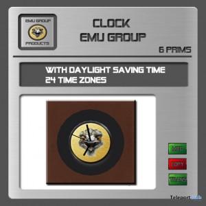 Bella Wall Clock by EMU - Teleport Hub - teleporthub.com