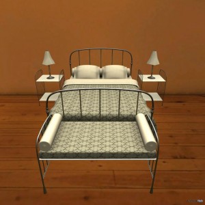 Lillesand Adult Bed by Warm Animations - Teleport Hub - teleporthub.com
