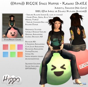 Biggie Space Hopper Kawaii by Hippo - Teleport Hub - teleporthub.com