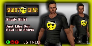 Shady T-Shirt for Men by Shady Gear - Teleport Hub - teleporthub.com