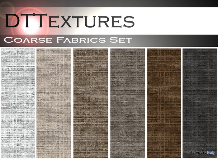 Coarse Fabrics Texture Set by DoiT Textures - Teleport Hub - teleporthub.com