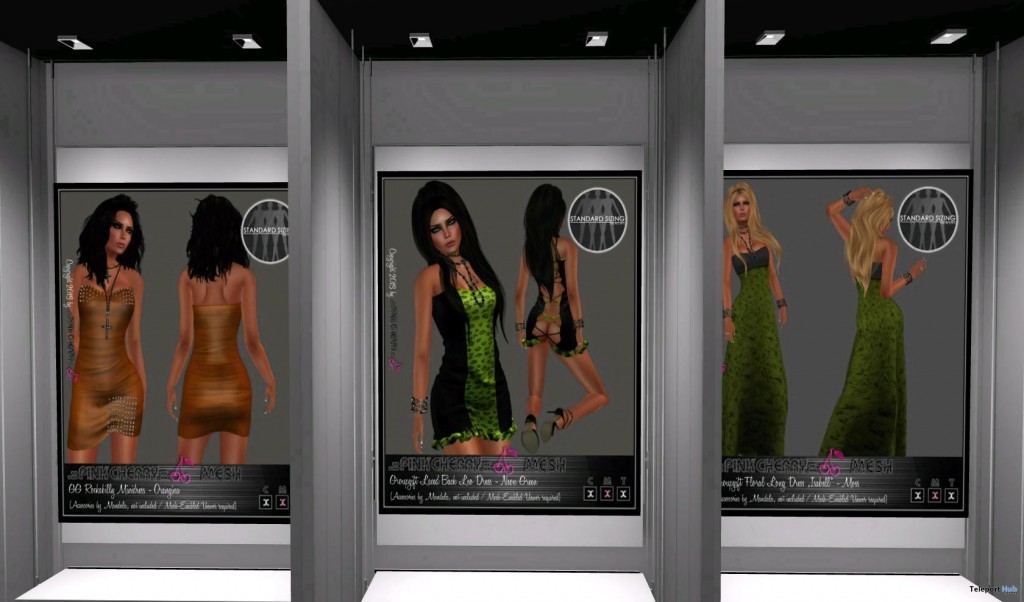 3 Dresses Group Gift by Pink Cherry - Teleport Hub - teleporthub.com