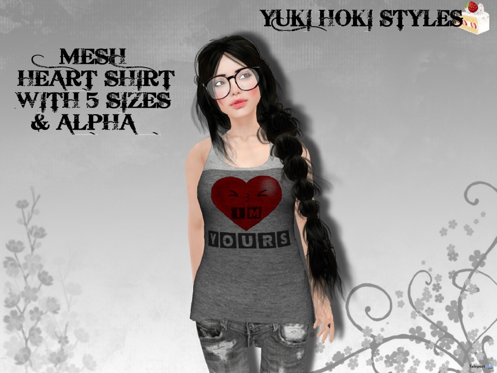 I Am Yours Shirt for Female 10L Promo by Yuki Hoki Styles - Teleport Hub - teleporthub.com
