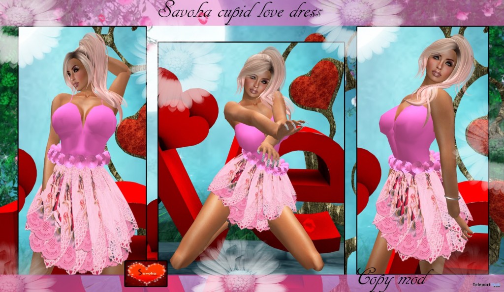 Cupid Love Dress 10L Promo by Savoha Creations - Teleport Hub - teleporthub.com