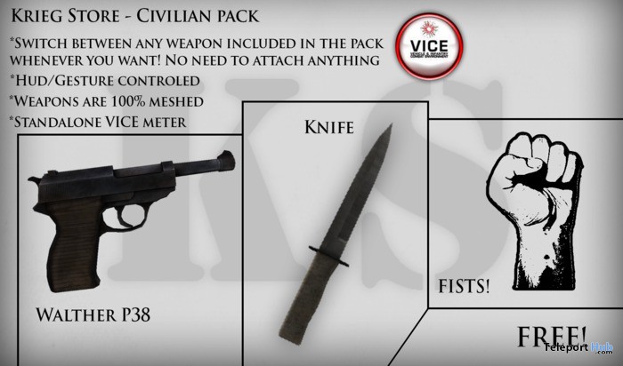 Civilian Pack Weapon by K-S - Teleport Hub - teleporthub.com