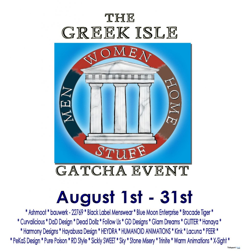 Greek Isle Gatcha Event - Teleport Hub - teleporthub.com