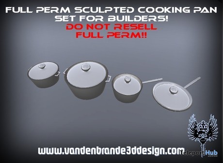 Sculpted Cooking Pan Set For Creators - Teleport Hub - teleporthub.com