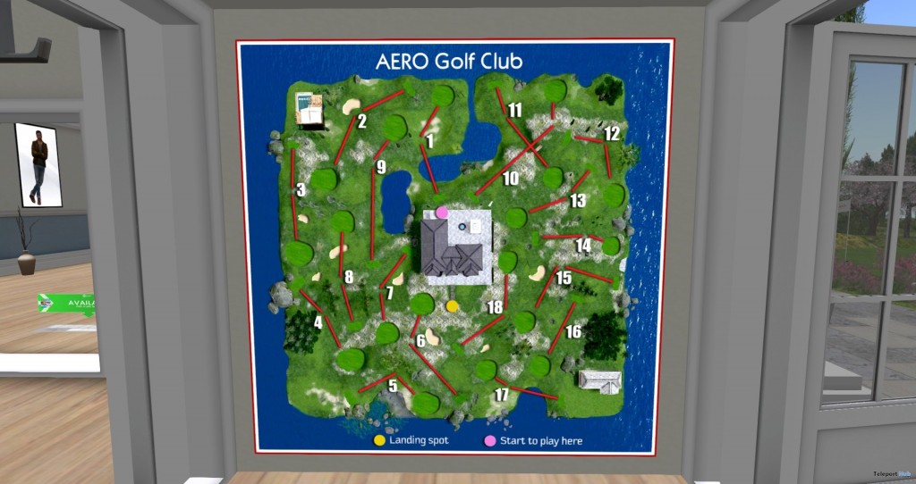 SL Travel: AERO Golf Club - Teleport Hub - teleporthub.com