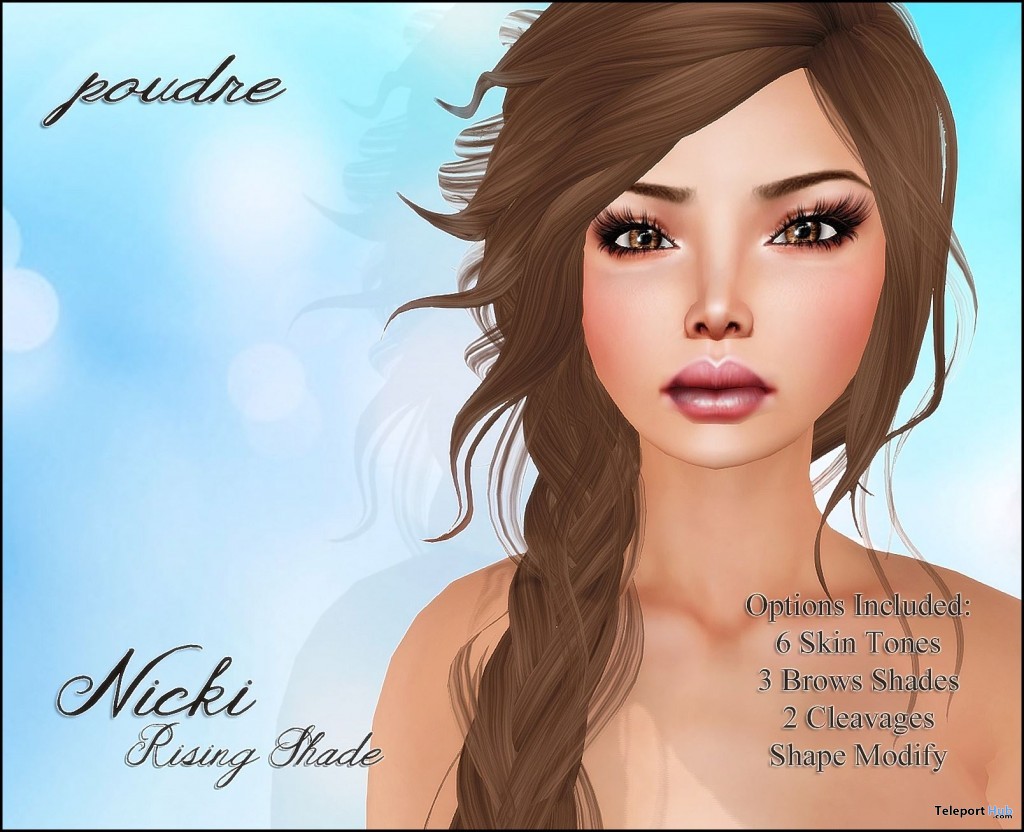 Nicki Rising Shade Female Skin Group Gift by POUDRE - Teleport Hub - teleporthub.com