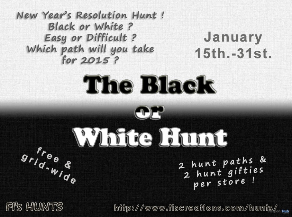 Black or White Hunt - Teleport Hub - teleporthub.com