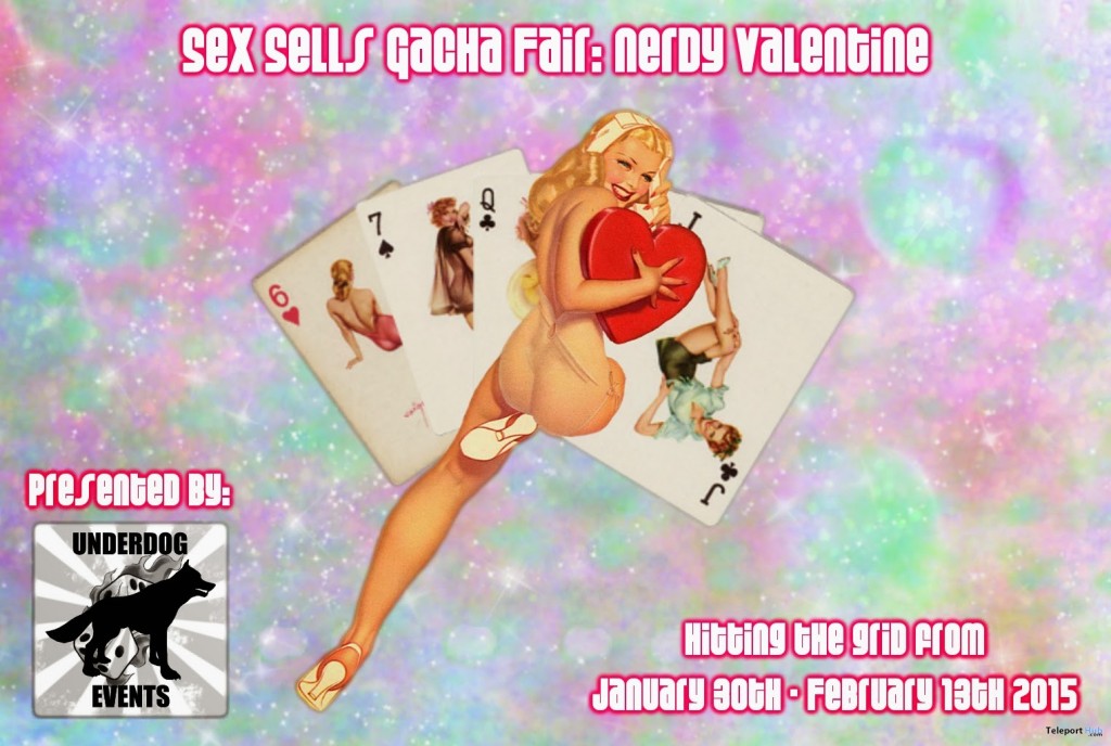 Sex Sells Gacha Fair: Nerdy Valentine - Teleport Hub - teleporthub.com