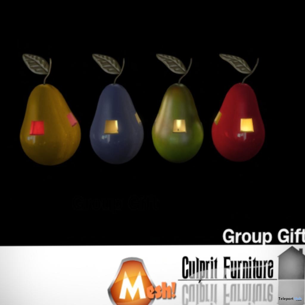 Pear Candles Subscriber Gift by Culprit Furniture - Teleport Hub - teleporthub.com