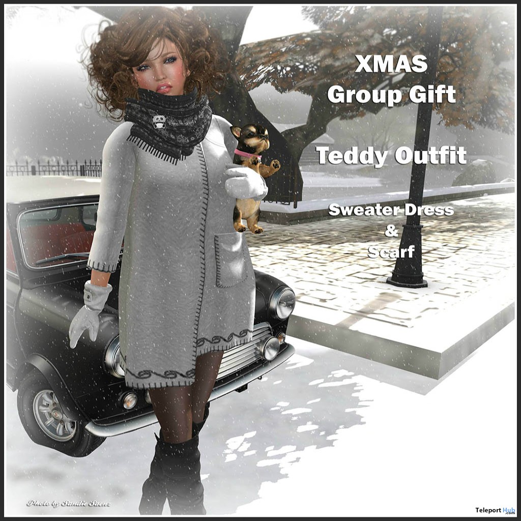 Teddy Outfit XMas 2014 Group Gift by FA CREATIONS - Teleport Hub - teleporthub.com