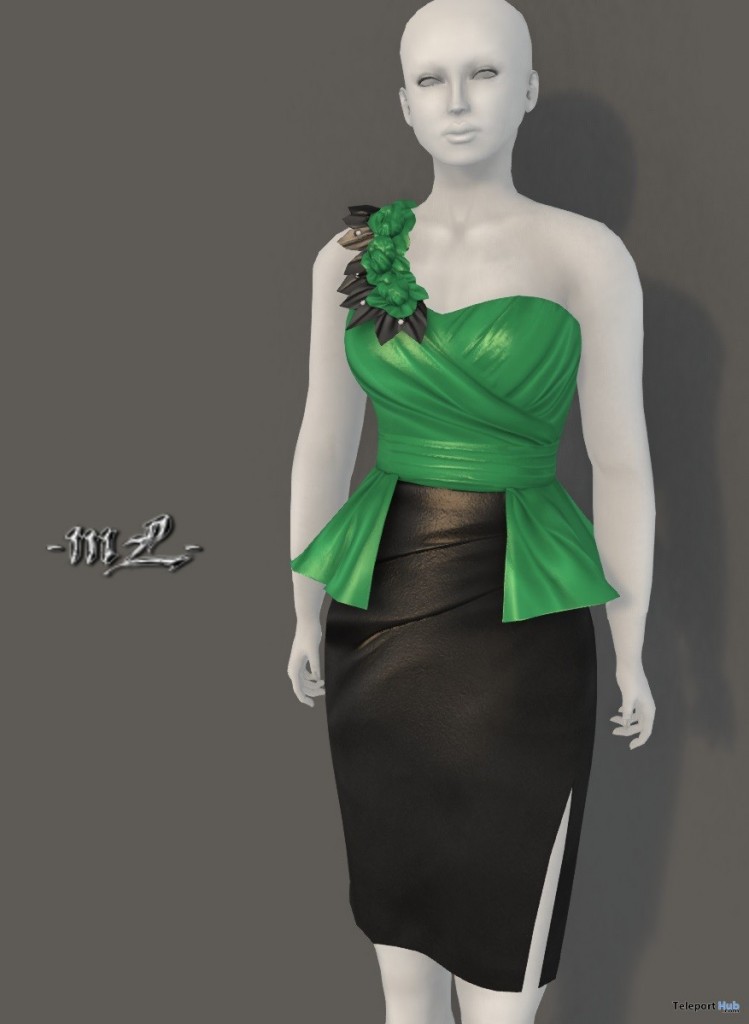 Elodie Dress Green Group Gift by monaLISA - Teleport Hub - teleporthub.com