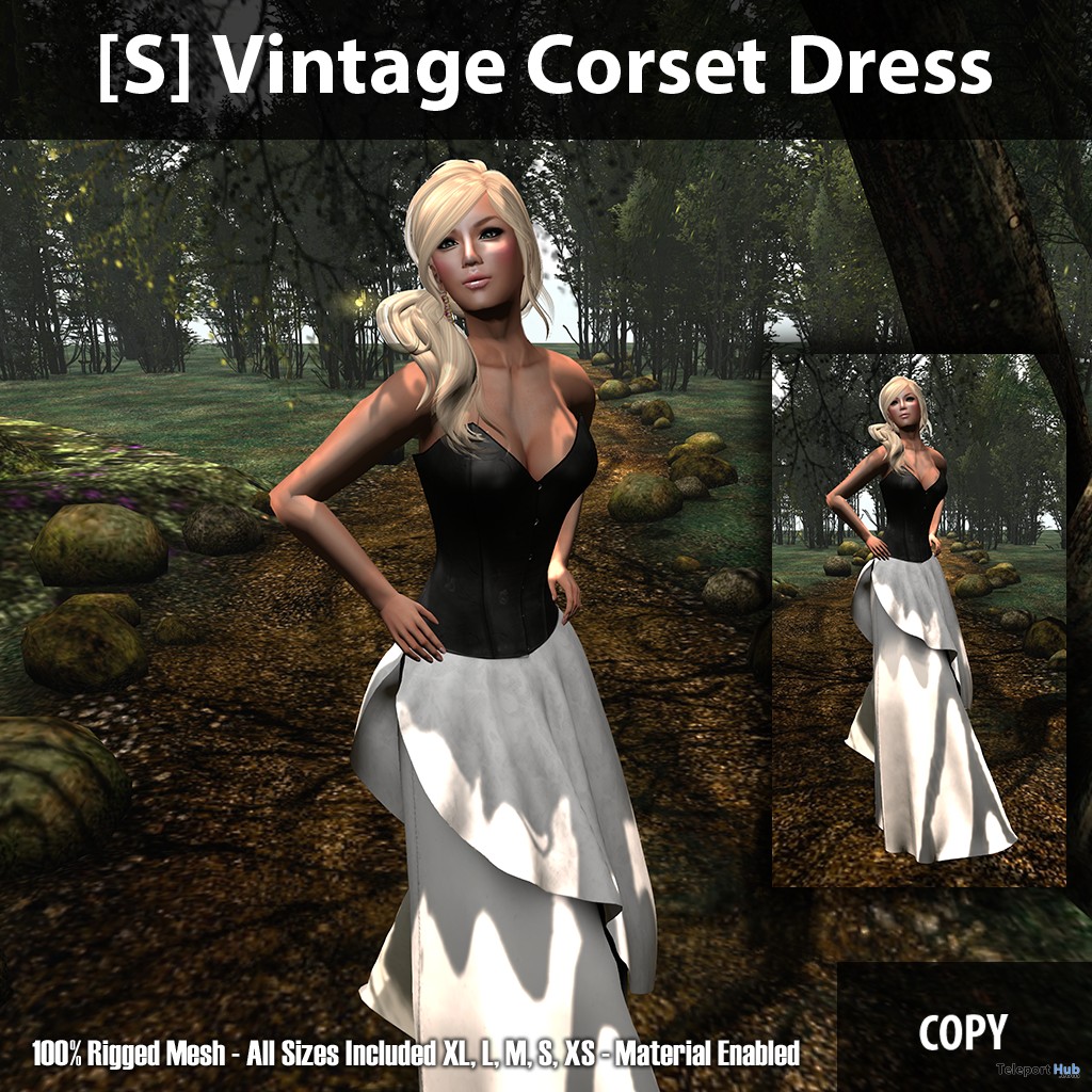 [S] Vintage Corset Dress Group Gift by [satus Inc] - Teleport Hub - teleporthub.com
