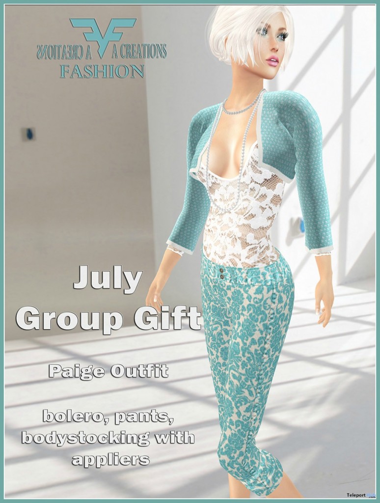 Paige Outfit July 2015 Group Gift by FA CREATIONS - Teleport Hub - teleporthub.com