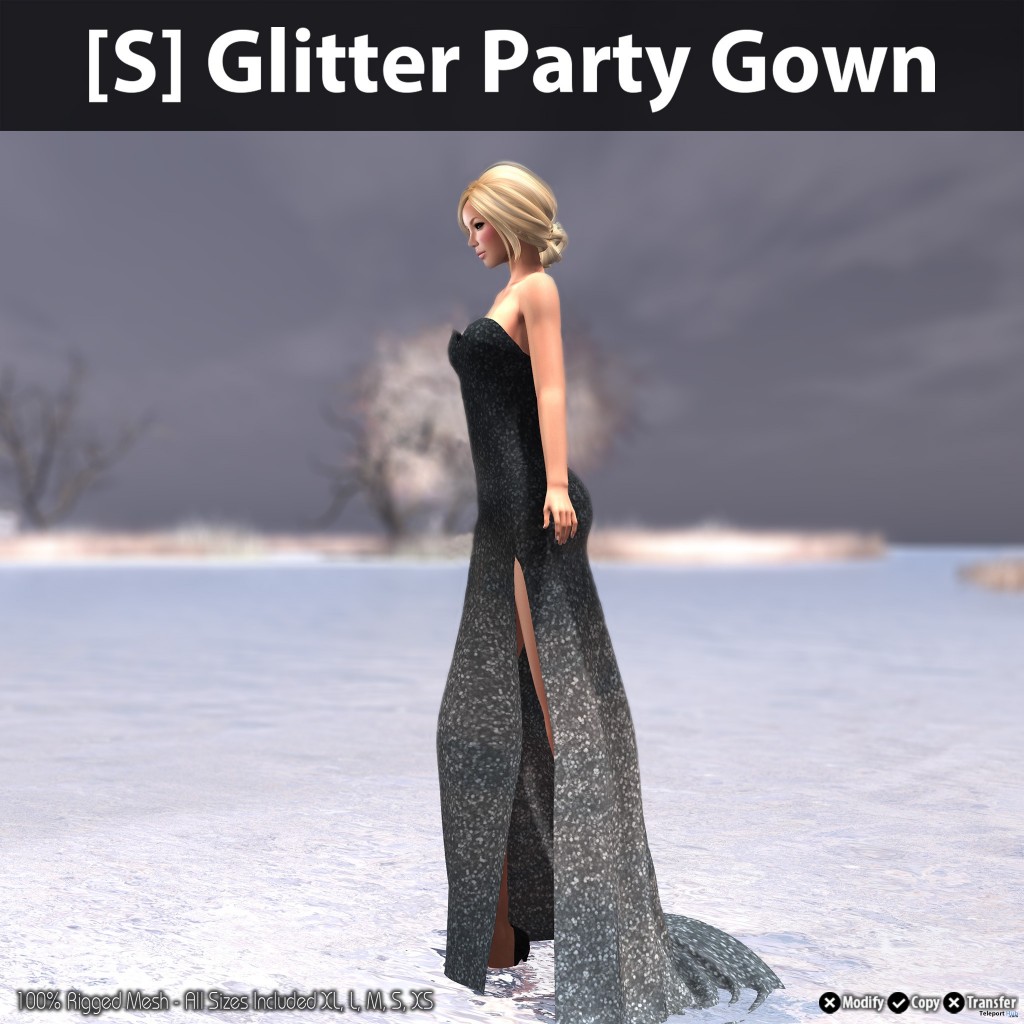 Glitter Party Gown Teleport Hub Group Gift by [satus Inc] - Teleport Hub - teleporthub.com