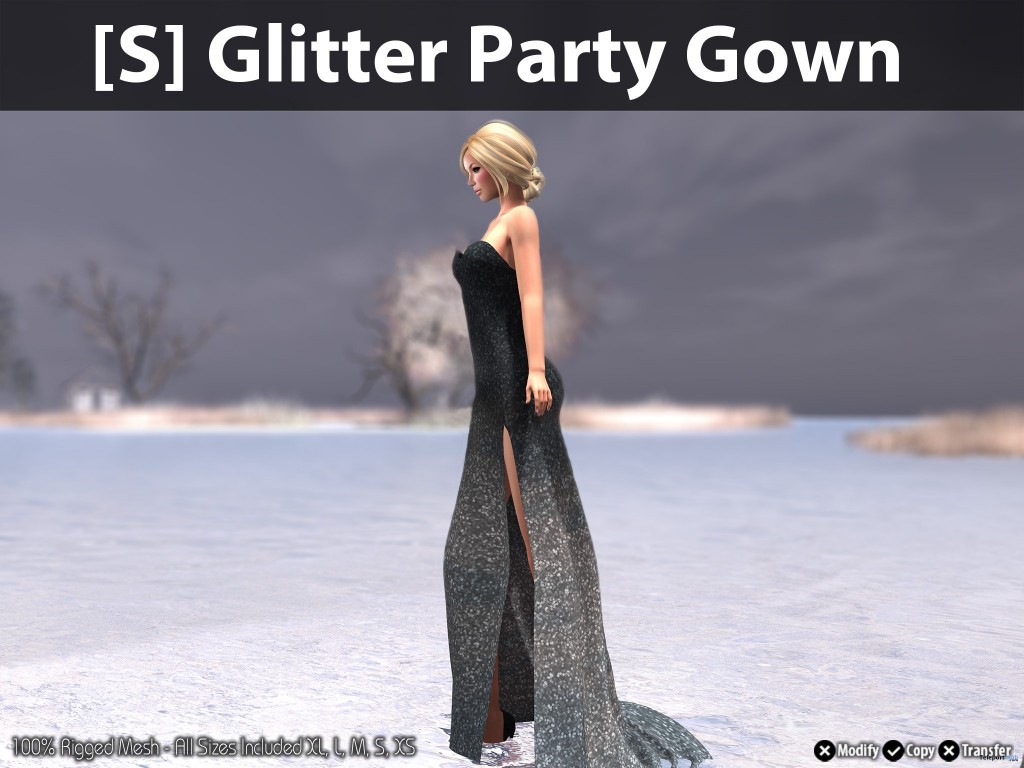Glitter Party Gown Teleport Hub Group Gift by [satus Inc] - Teleport Hub - teleporthub.com