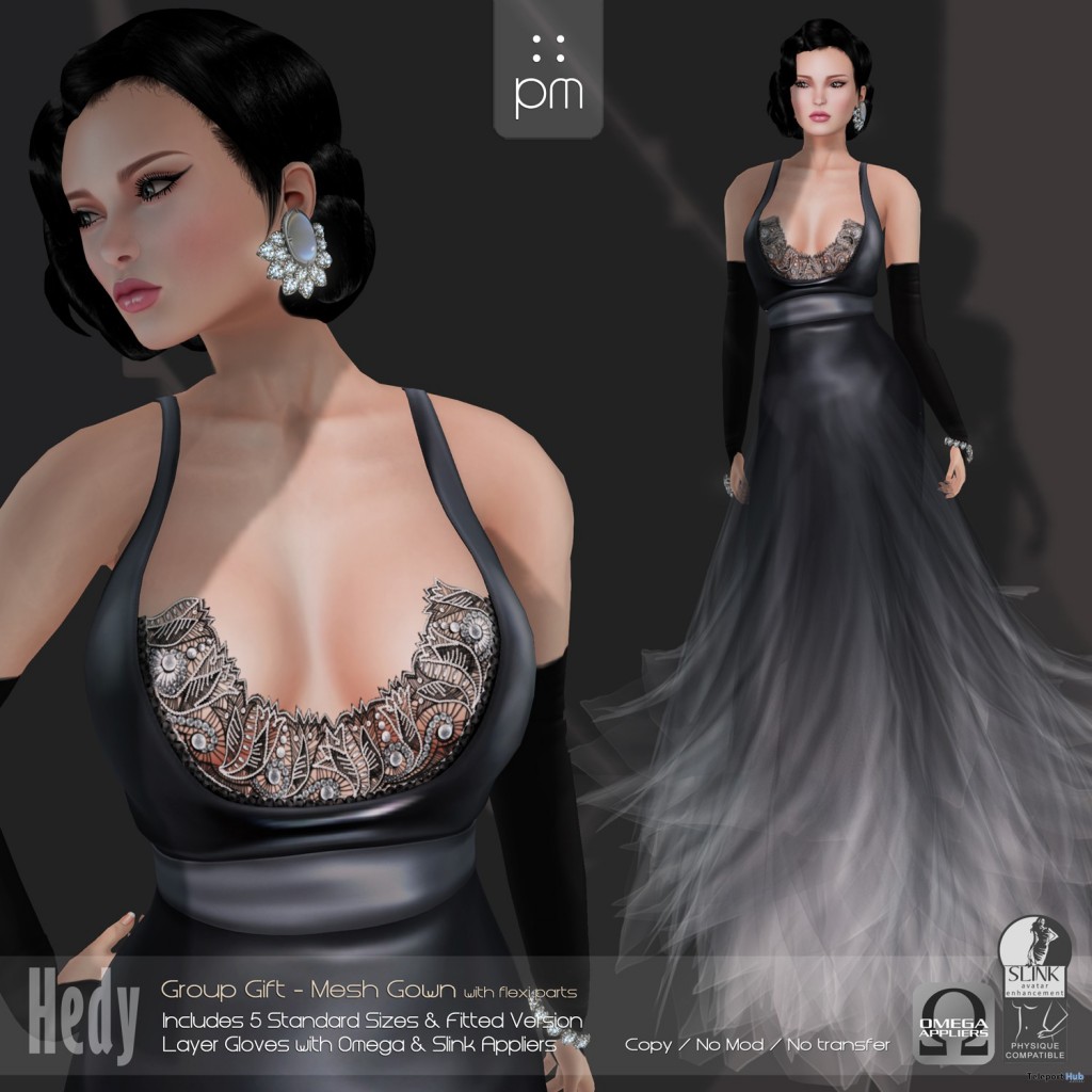 Hedy Gown Group Gift by PurpleMoon - Teleport Hub - teleporthub.com