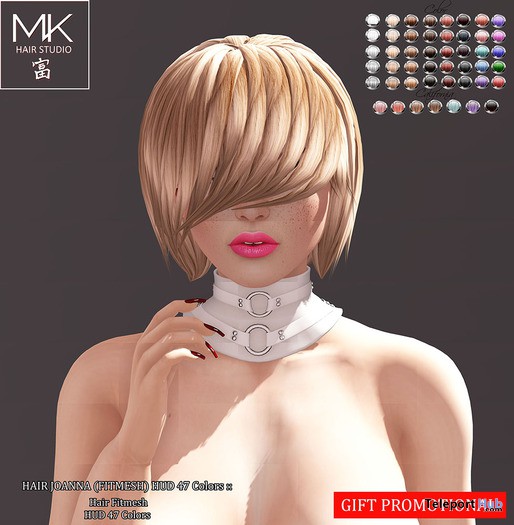 Joanna Hair 47 Colors Gift by MK Hair Studio - Teleport Hub - teleporthub.com