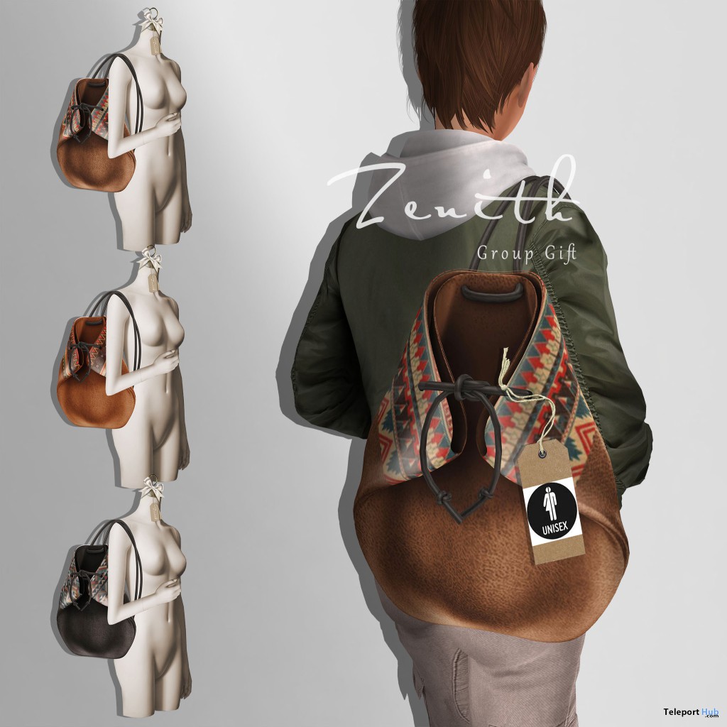 Leather Rope Backpack Group Gift by Zenith - Teleport Hub - teleporthub.com