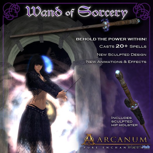 Sorcerer's Wand Spellcasting System by The Arcanum - Teleport Hub - teleporthub.com