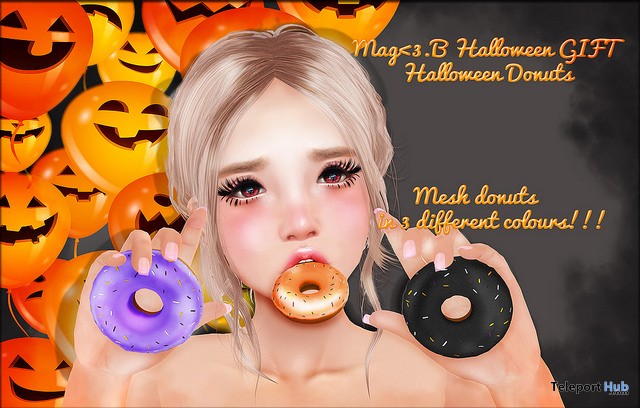 Halloween Donuts 2L Promo Gift by Mag<3.B - Teleport Hub - teleporthub.com