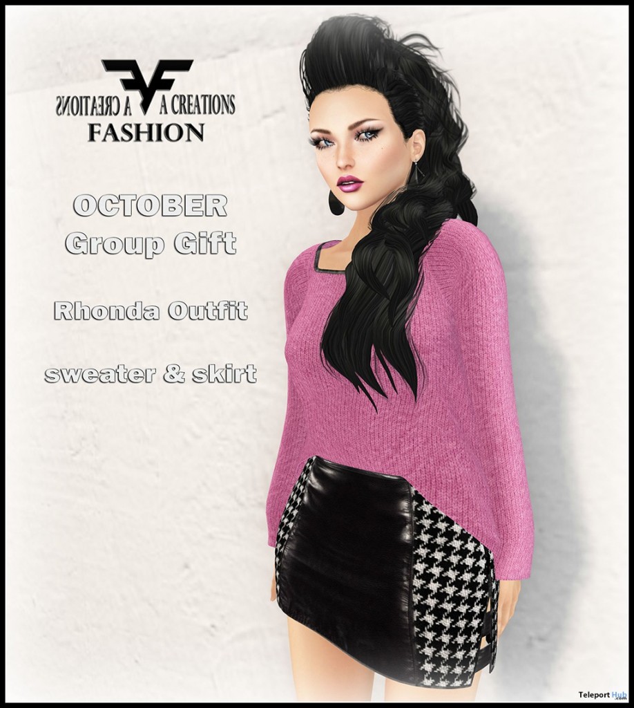 Rhonda Outfit October 2015 Group Gift by FA CREATIONS - Teleport Hub - teleporthub.com
