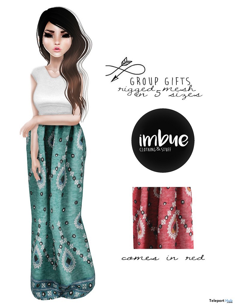 Top & Skirt November 2015 Group Gift by imbue - Teleport Hub - teleporthub.com