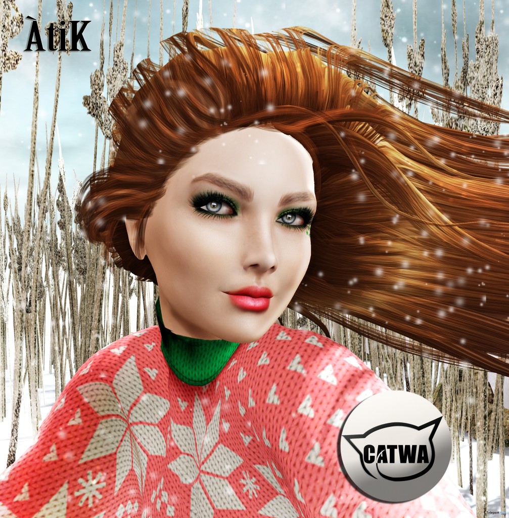 Xmas Catwa Head Applier 1L Promo Gift by AtiK - Teleport Hub - teleporthub.com