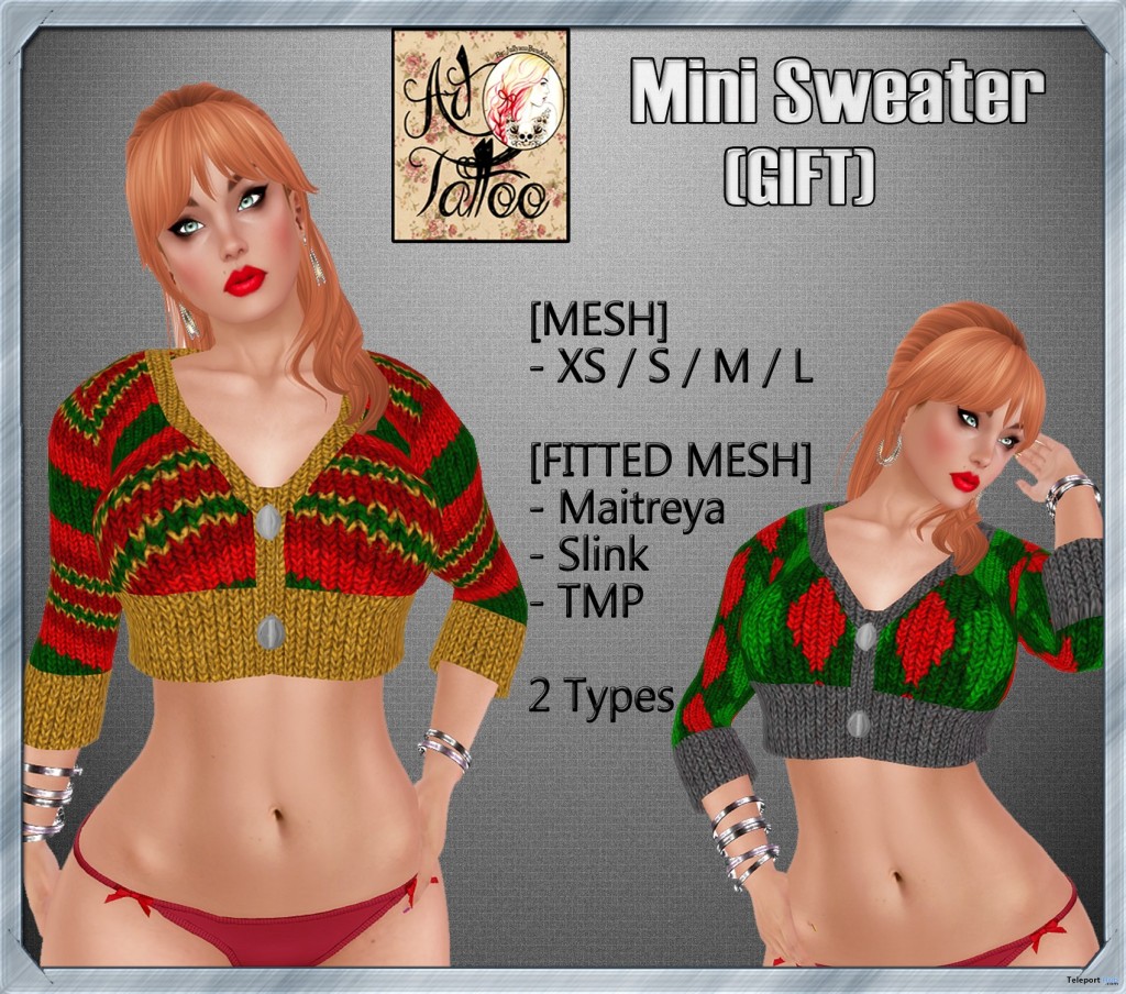 Mini Sweater Group Gift by Art Tattoo - Teleport Hub - teleporthub.com