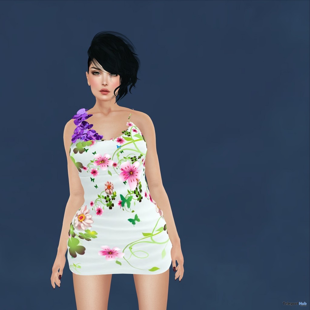 Spring Mini Dress Pixra Event Group Gift by N'WEST - Teleport Hub - teleporthub.com