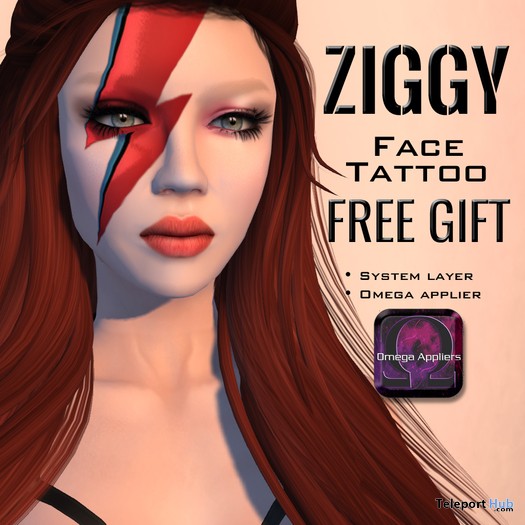 Ziggy Face Tattoo Gift by Avanti - Teleport Hub - teleporthub.com