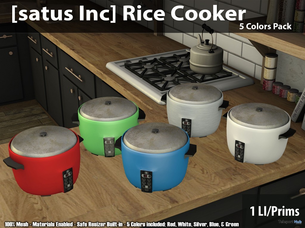 New Release: Rice Cooker by [satus Inc] - Teleport Hub - teleporthub.com