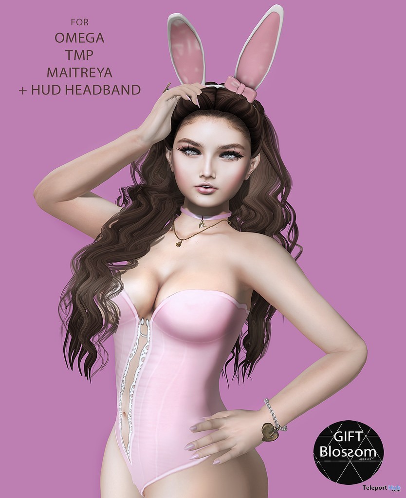 Bunny Body Suit and Head Band 1L Promo Gift by Blossom - Teleport Hub - teleporthub.com