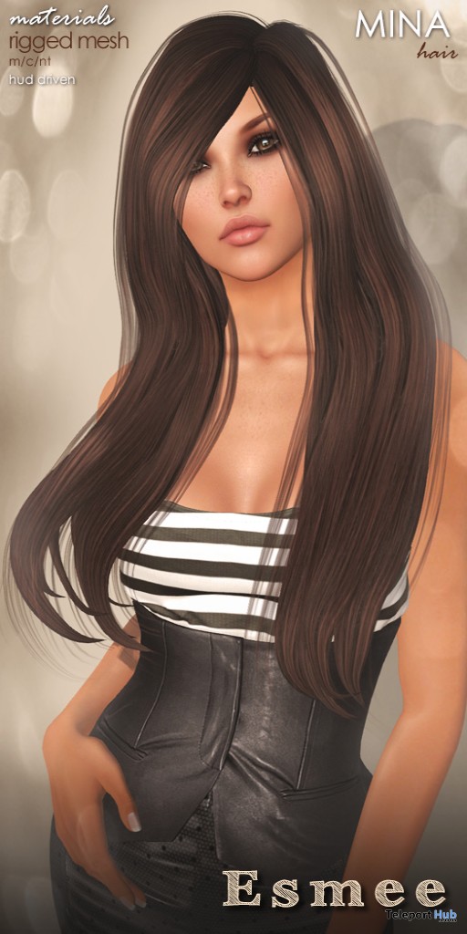 Esmee Ombres With HUD Liaison Collaborative Birthday Gift by MINA Hair - Teleport Hub - teleporthub.com