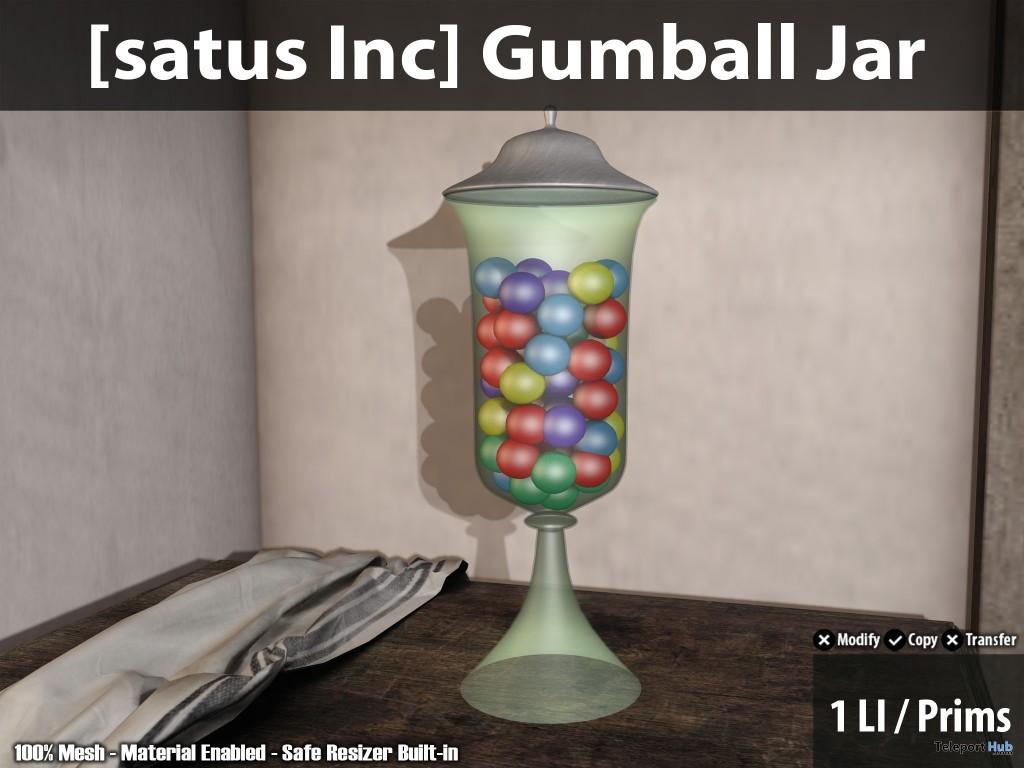 New Release: Gumball Jar by [satus Inc] - Teleport Hub - teleporthub.com