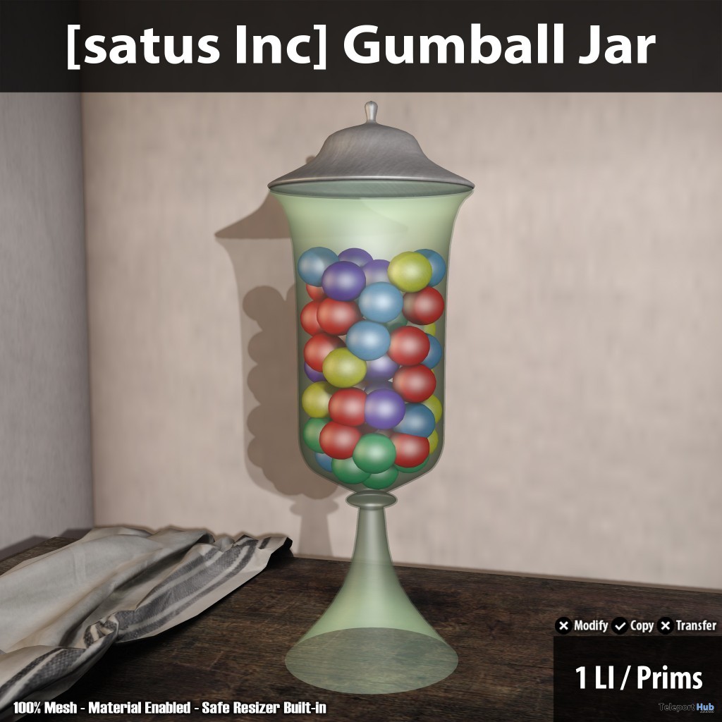 New Release: Gumball Jar by [satus Inc] - Teleport Hub - teleporthub.com
